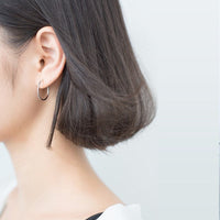 Thin Small Medium Big Hoop Earrings-SH022