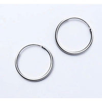 Thin Small Medium Big Hoop Earrings-SH022