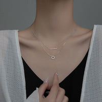 Muli Layers Minimalist Layering Multi-Strands Necklace