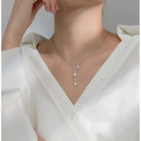 Star Y Shape-Delicate Lariat-Celestial Necklace