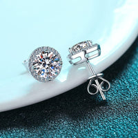 Moissanite Diamonds Studs Earrings;