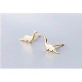Tiny Brachiosaurus Stud Earrings