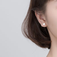 Jigsaw Puzzle Shape Studs Earrings