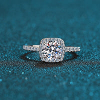 Moissanite Statement rings-Wedding Bride Ring-RM007