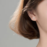 Letter X&O Asymmetry Studs Earrings