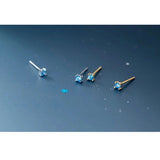 Mini Sapphire Stud Earrings