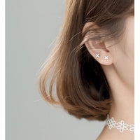 Plain Letter X Studs Earrings-Capital Letter X