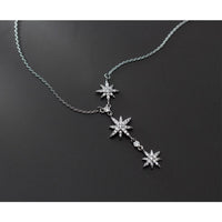 Star Y Shape-Delicate Lariat-Celestial Necklace