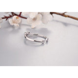 Stackable Small heart Slim Knuckle Rings-Thin Pinky Rings