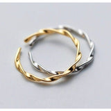 Twist Braid adjustable Stackable Rings