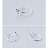 Butterfly Band Stackable Ring