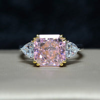 5ct Simulated Diamonds Engagement Ring, Statement rings, Wedding Bride Ring,