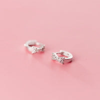 Small Bow Huggie Earrings