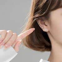 Letter X&O Asymmetry Studs Earrings