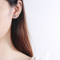 Moissanite Diamonds Studs Earrings; Classic Solitaire Six Prongs Diamonds-EM031