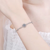 Moissanite Bracelet 1ct Diamond;