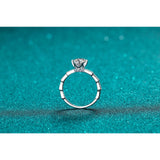 Moissanite Engagement Rings-RM013