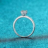 Moissanite Wedding Ring, Oval Cut Statement Ring