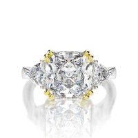 5ct Simulated Diamonds Engagement Ring, Statement rings, Wedding Bride Ring,