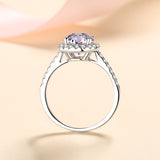 Moissanite Wedding Ring, Oval Cut Statement Ring