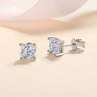 Solitaire Moissanite Diamonds Studs Earrings