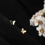 Tiny Butterfly Miniature Studs Earrings-SS009