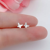 Tiny Butterfly Miniature Studs Earrings-SS009