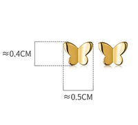 Tiny Butterfly Miniature Studs Earrings-SS009