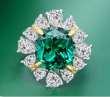 Simulate Emerald Ring