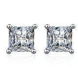 Solitaire Moissanite Diamonds Studs Earrings