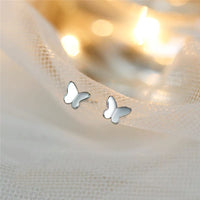 Tiny Butterfly Miniature Studs Earrings-SS009