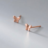 Tiny Butterfly Miniature Studs Earrings-SS009